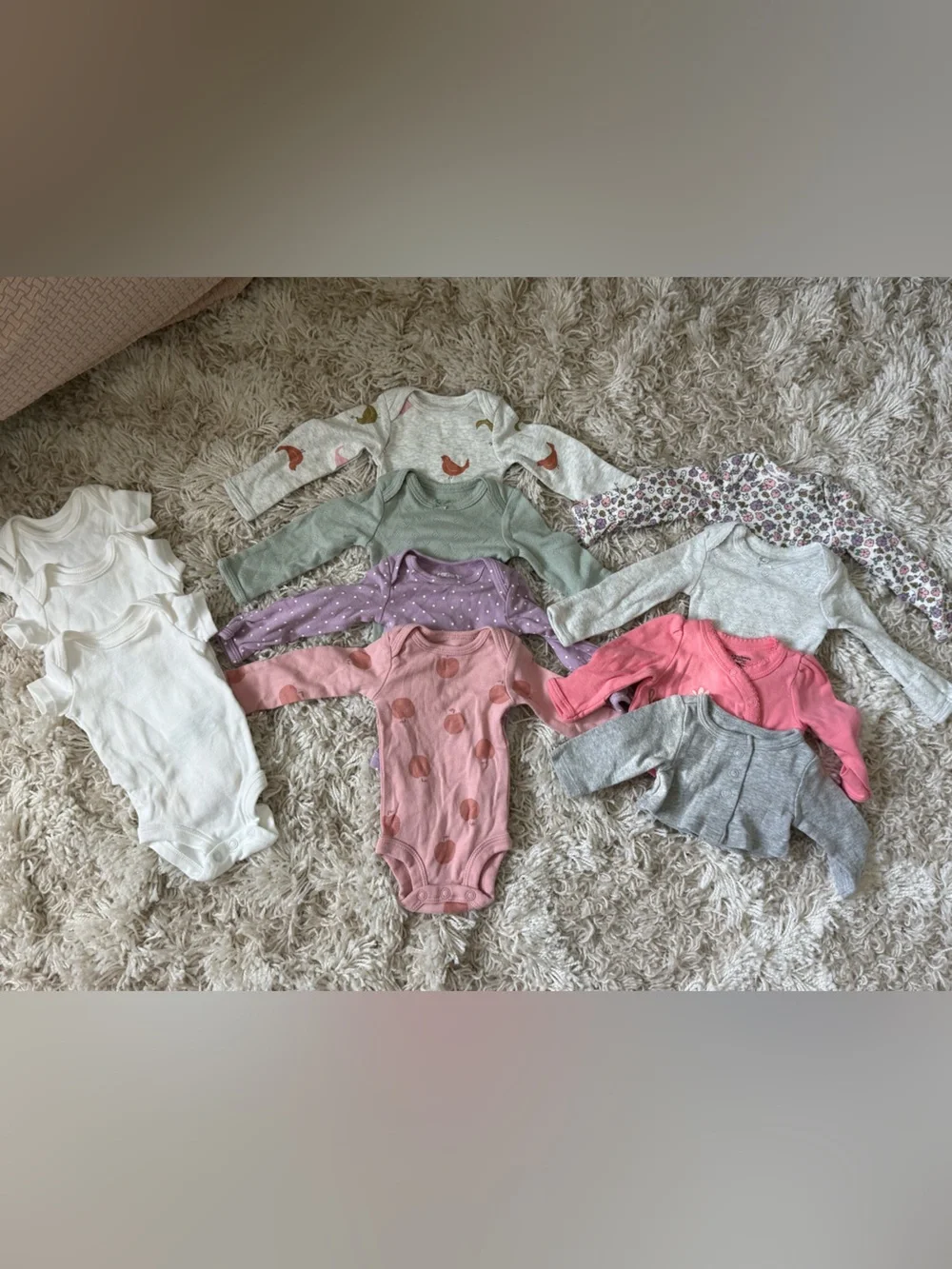 Baby girl preemie bundle